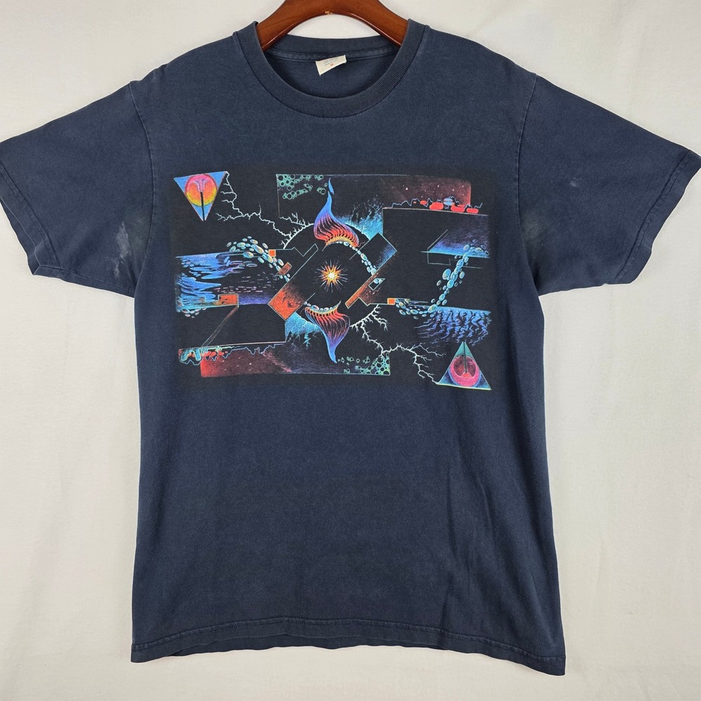 Supreme Trip Reset Graphic Tee Navy Blue Mens Size M 2015 T-Shirt